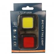 LED Bicycle Front &amp; Rear Light Set image