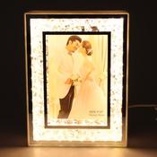 LED Diamond Crystal USB Photo Frame 4X6