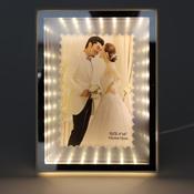 LED Infinity Mirror USB Photo Frame 4X6
