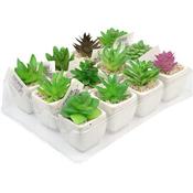 Artificial Succulent Plant in Pot(12) 5X9cm