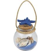 Message in a Bottle with Starfish(6) 5X8cm
