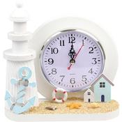 Wooden Table Clock (2)19X19X7cm