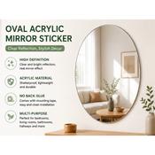 Oval Acrylic Wall Mirror 30*40