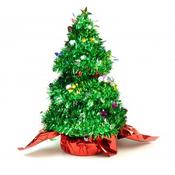 Decorated Tabletop Christmas Tree