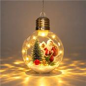 LED Christmas Hanging Bauble 6x7x10cm (6) image
