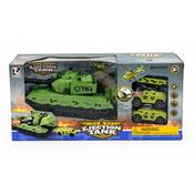 5pc Military Tank Play Set 32.5x16x9.5cm