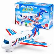 Electric Rotating Aircraft with Lights, Sound &amp; Mist–Batteries Not Included 22.5x24.5x9cm