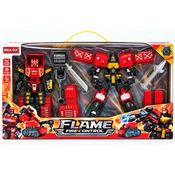 Transforming Fire Rescue Vehicle 43x23x7.5cm