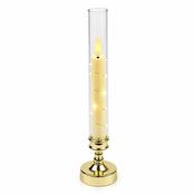Gold Light-Up Candle Holder with LED String Lights–Batteries Not Included 26.5x5.5cm(4)