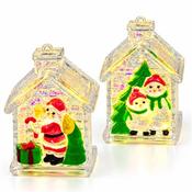 Light-Up Christmas Village House 5x5x8cm (12)