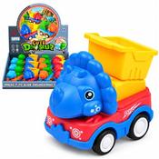 Press-and-Go Toy Dinosaur Truck 10.5x7.5x6cm (12)
