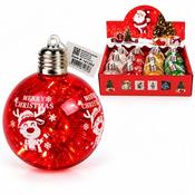 Light-Up Christmas Bauble 8x10cm (12) image
