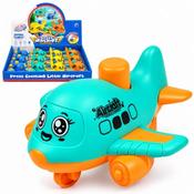 Press-and-Go Toy Plane 10x10x6cm (12)