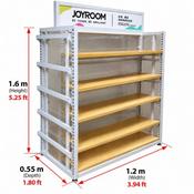 Mobile Phone Accessories Display Cabinet With Hooks 1.6X1.2X0.55 m (Collection Only)