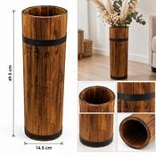 Wooden Decorative Vase 14.5 × 49.5cm image