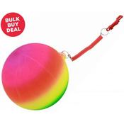 Neon Rainbow Ball with string(10)
