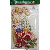 SANTA&amp;SLEIGH (2peces in pack)50*30cm