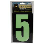 High Visibility Reflective Wheelie Bin Number (12)