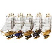 Wooden Sailing Boat 30X30cm image