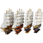 Wooden Sailing Boat 40X35CM