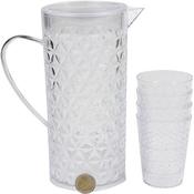 Plastic Jug and Cups Set