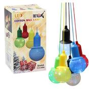 Batteried Led Cotton Ball Lamp 10*19cm image