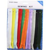 10pcs Colour Zip (10/p)