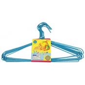 10pcs Plastic Coated Wire Hanger image