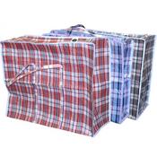 Jumbo Check Shopping Bag 80X60X30cm (10) image