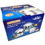 3pc St/Steel Cooking Pot 26/24/22cm