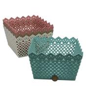 Plastic Basket 21X21X13Cm image
