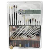 15pc Artist's Paint Brush Set