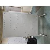 Double sided peg hook panel with wheel (Collection Only)