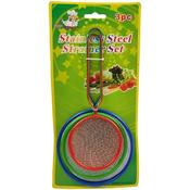 3pcs Mesh Strainer ∅8/10/12cm image