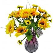 5 Head Sunflower 26cm (12)