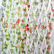 Flower Garland No.4 Orange3+Yellow 2m (5) image