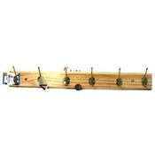 6 Hooks Wooden Hanger 8*60CM image