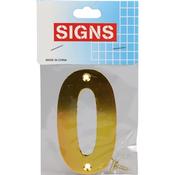 Alloy Door Number-0 7.5cm (10)