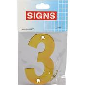 Alloy Door Number-3 7.5cm (10)