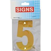 Alloy Door Number-5 7.5cm (10)