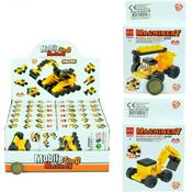 17pc Construction Kit Machinery Brick (12) 9x10cm