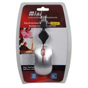 Mini Optical Mouse With USB Retractable Cable image