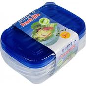 3pc Plastic Fresh Box 6X12X16CM