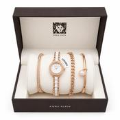 Anne Klein Rose Gold Watch &amp; Bangles Gift Set image