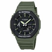 Casio G-Shock GA-2110SU-3AER Carbon Core Utility Watch - Green &amp; Black image