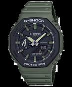Casio G-Shock GA-2110SU-3AER Carbon Core Utility Watch - Green &amp; Black image
