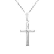 Sterling Silver 20mm Cross