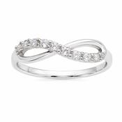 Sterling Silver Infinity Ring image