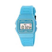 Casio F-91WC-2AEF Unisex Retro Digital Watch - Blue