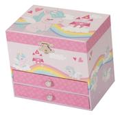 Roberta Unicorn Castle Musical Kids Jewellery Box image